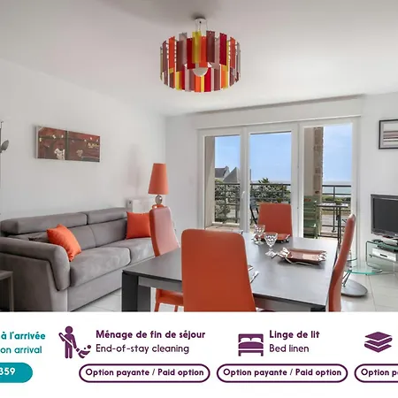 - Terrasse Vue Mer - 4 Personnes 아파트 바츠 쉬르 메르